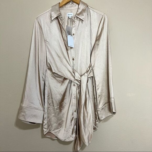 Song of Style • Marta Dress in Champagne - Picture 3 of 8